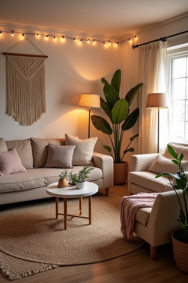 cozy ambiance through soft lighting
