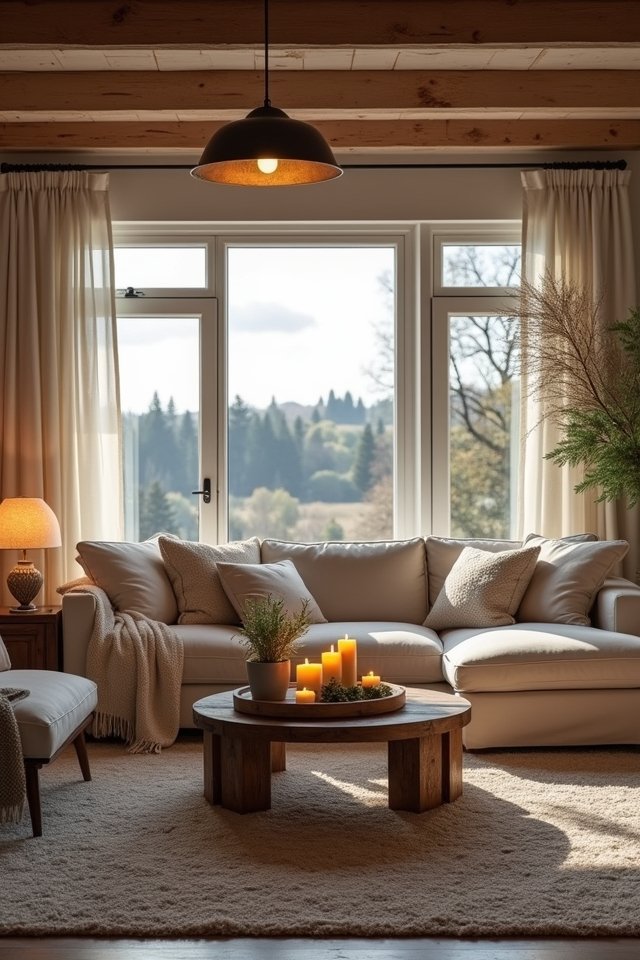 cozy ambiance through soft lighting