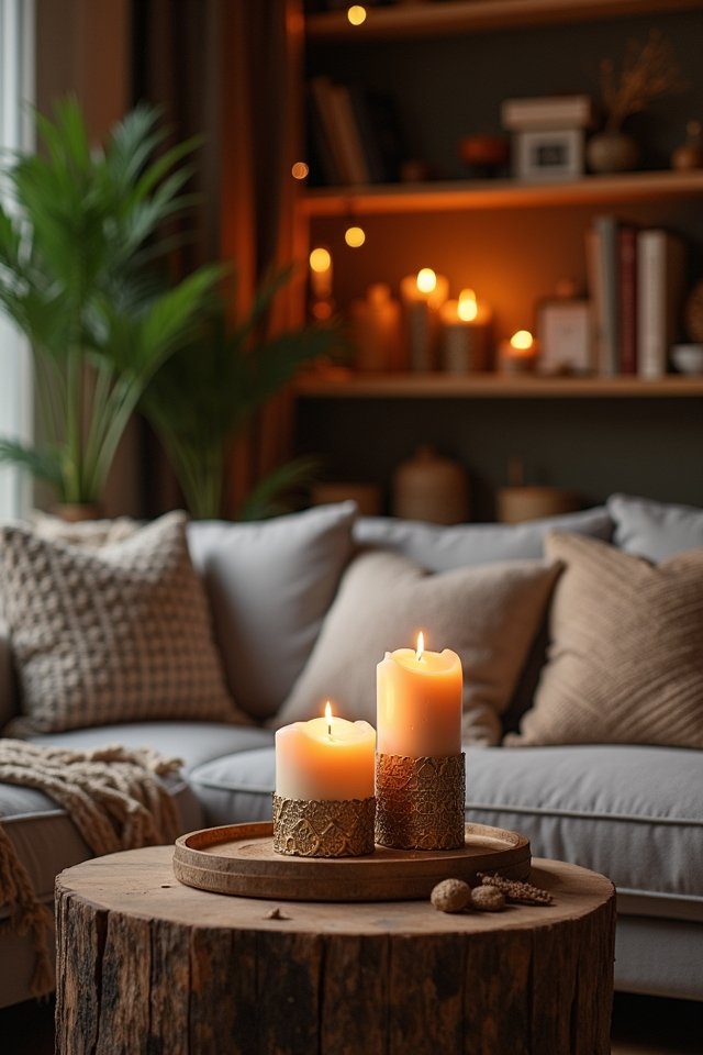 cozy ambiance with candles