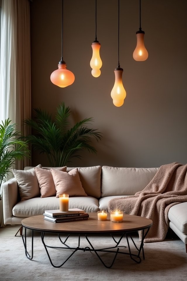cozy ambiance with dimmable lights
