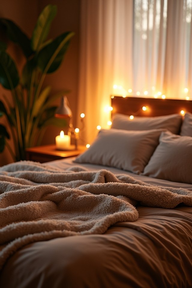 cozy ambient bedroom lighting