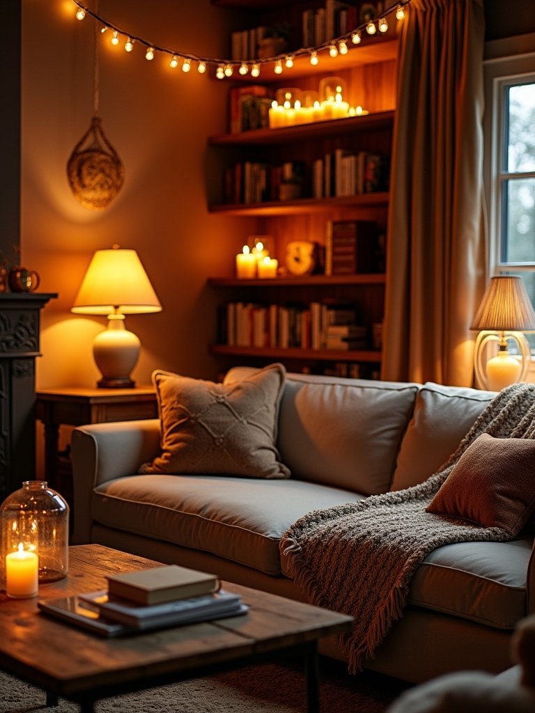 cozy ambient lighting transformation