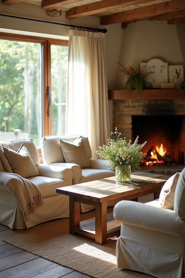 cozy and inviting seating