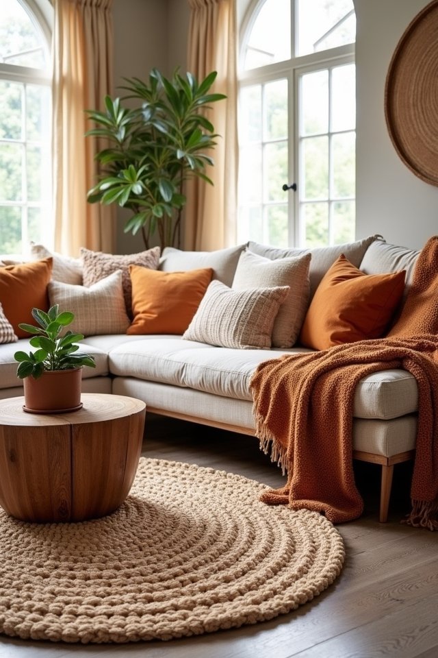 cozy area rug comfort