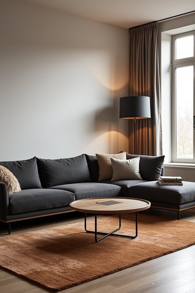 cozy area rugs enhance warmth