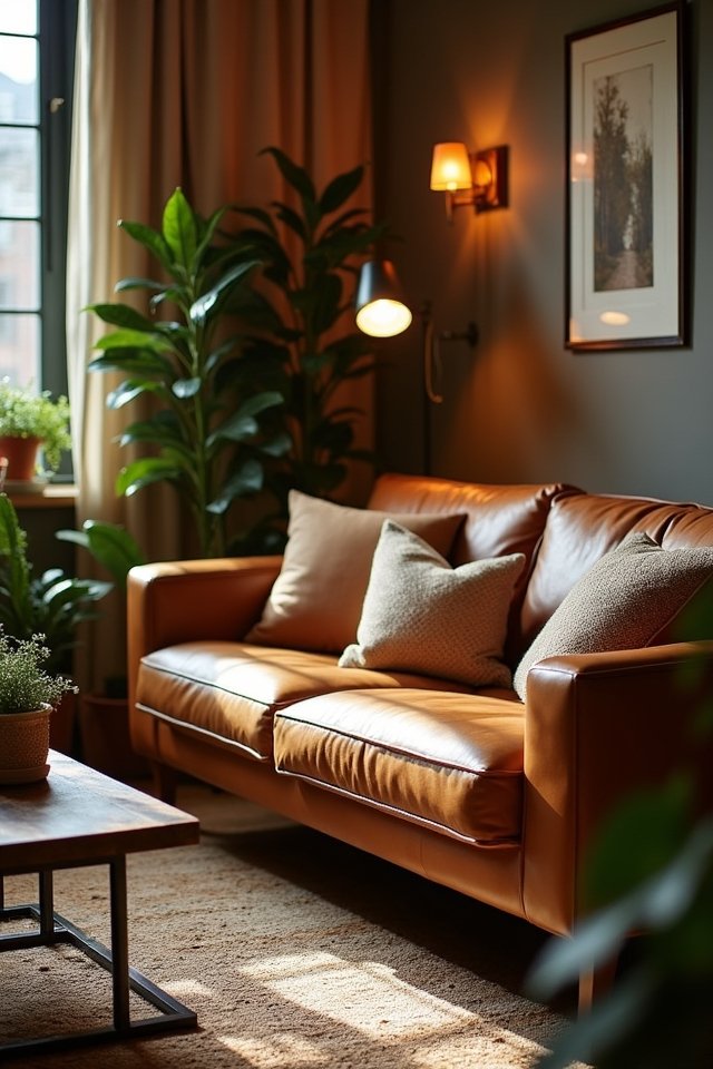 cozy atmosphere through lighting