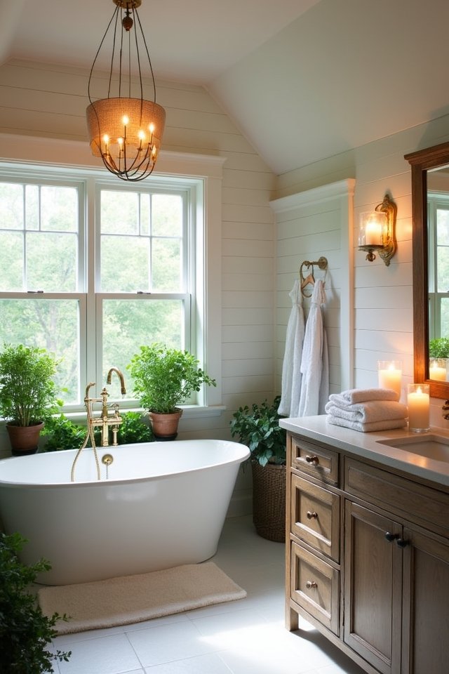 cozy bath lighting ideas