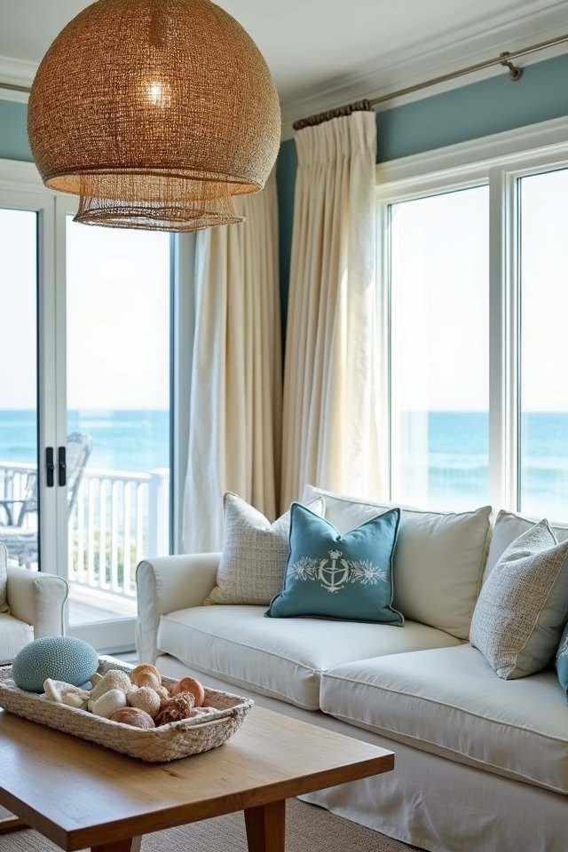 cozy beach inspired lighting fixtures