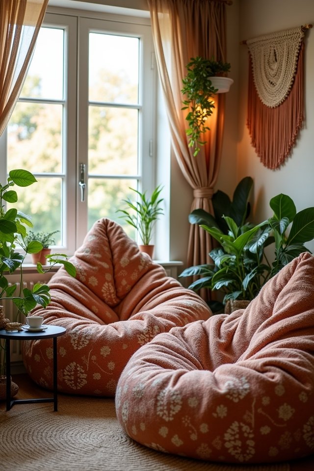 cozy bean bag retreat