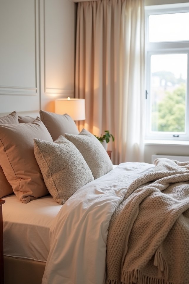 cozy bedding for relaxation