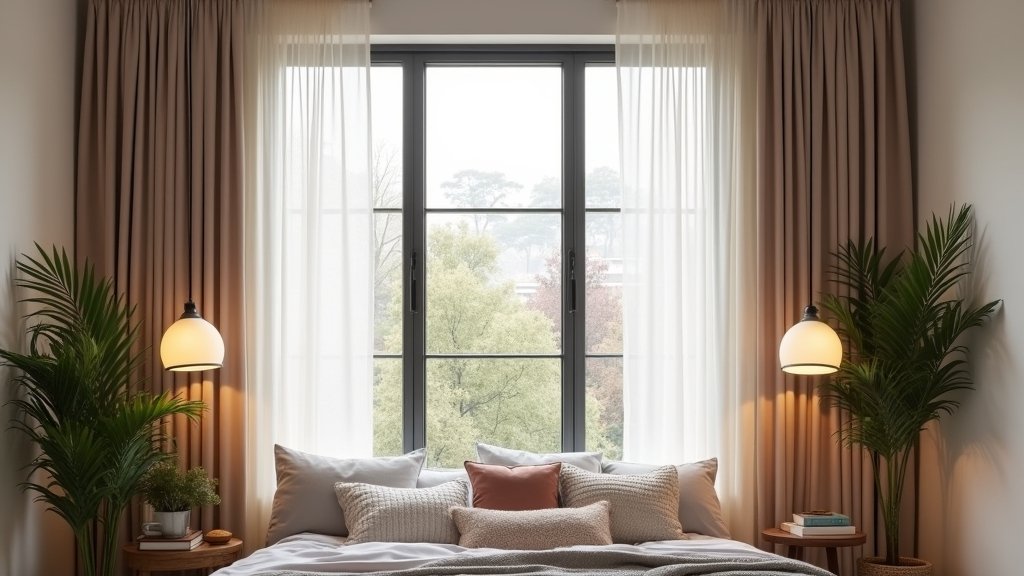 cozy bedroom curtain designs