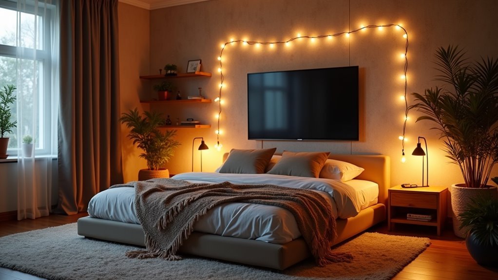 cozy bedroom tv setups