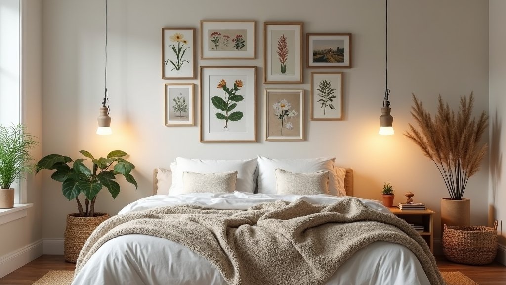 cozy bedroom wall decor