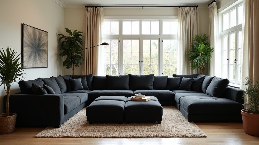cozy black furniture ideas
