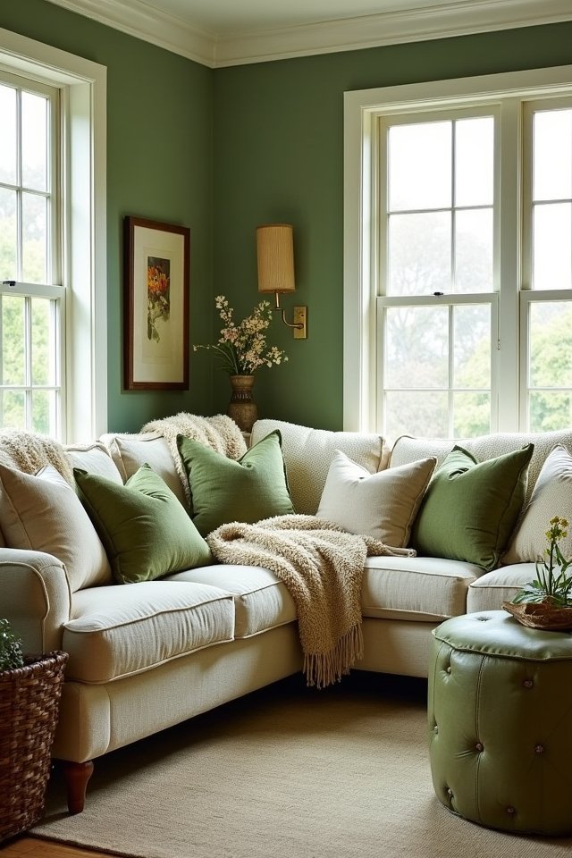 cozy blankets and pillows