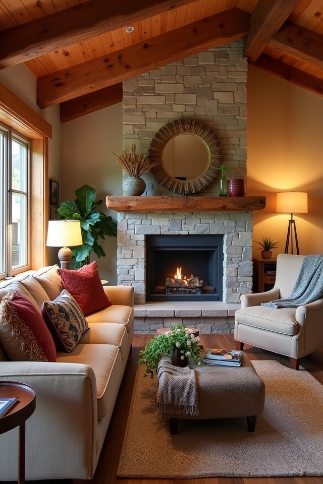 cozy blankets enhance living spaces