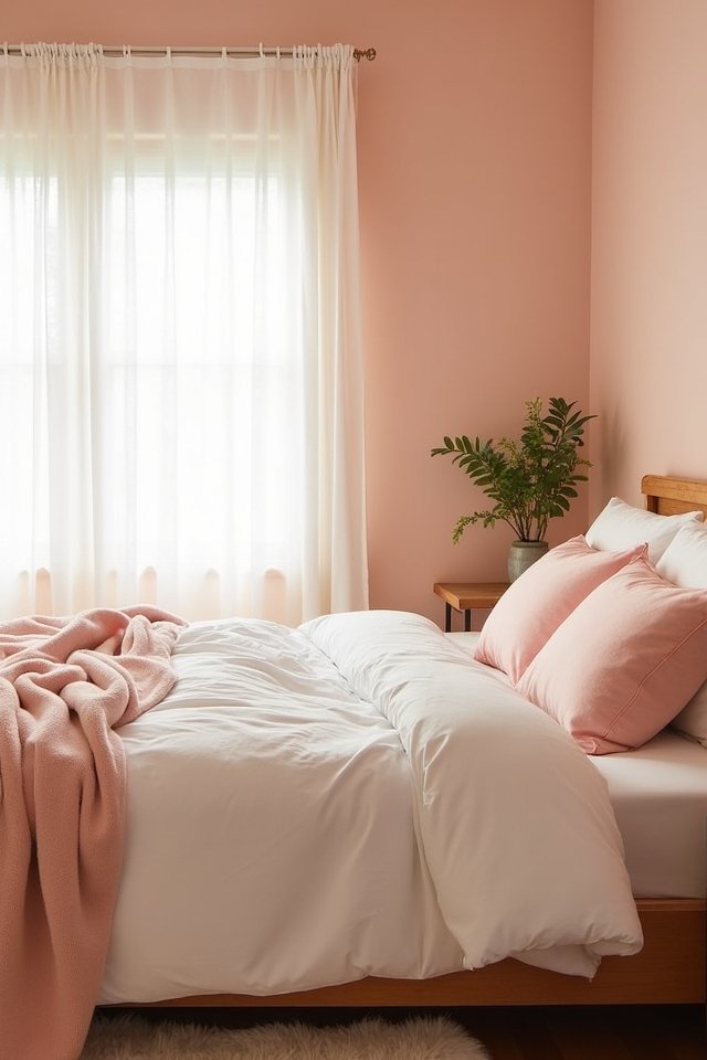 cozy blush peach sanctuary