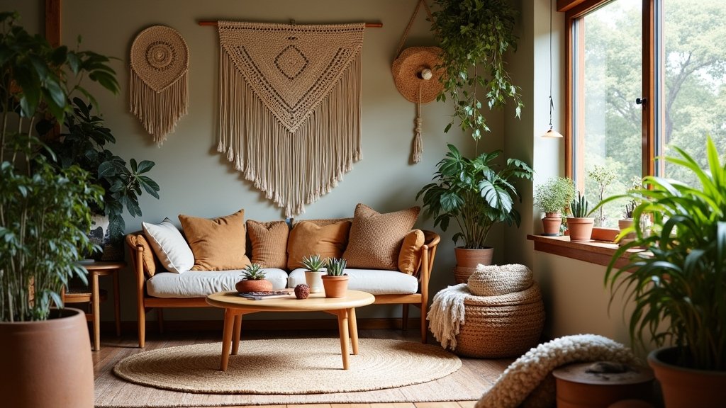 cozy boho apartment decor