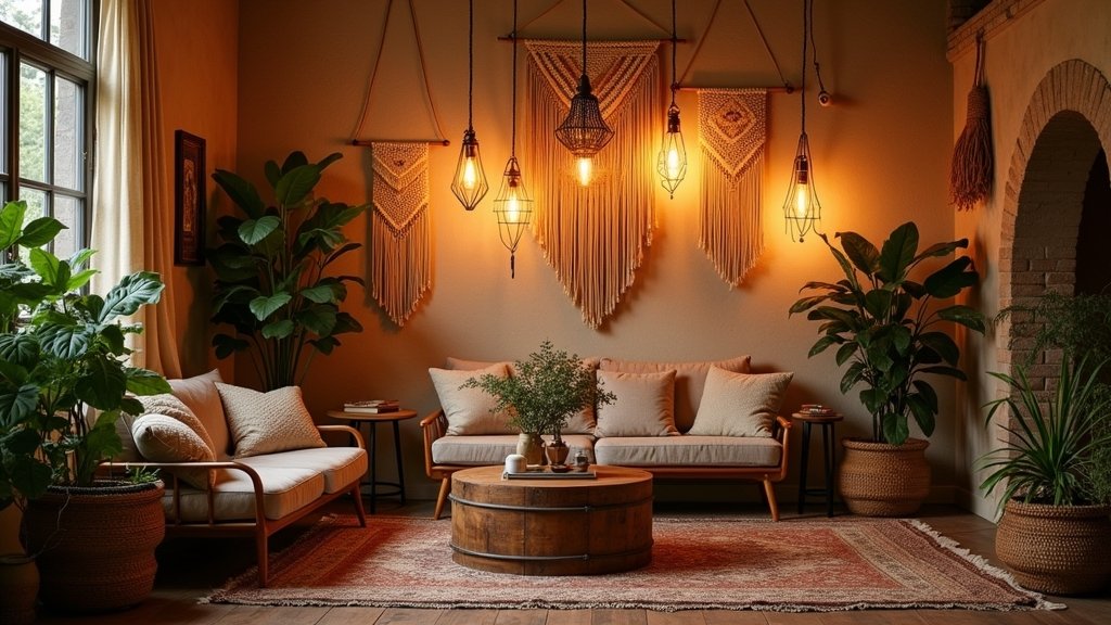 cozy boho lighting ideas