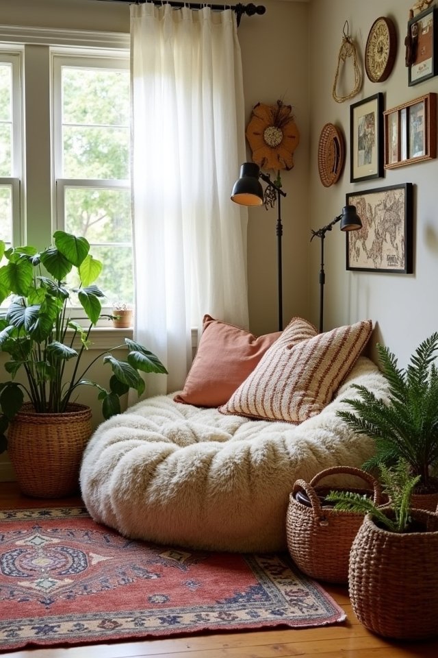 cozy boho nook design
