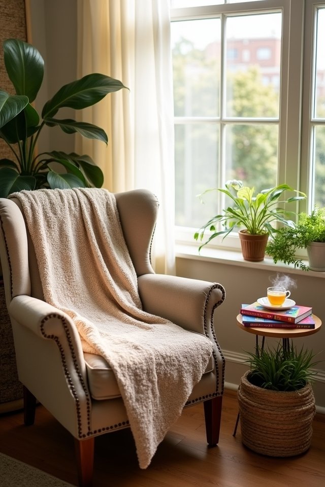 cozy book corner escape