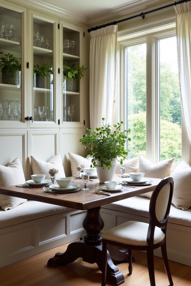 cozy breakfast nook inspiration