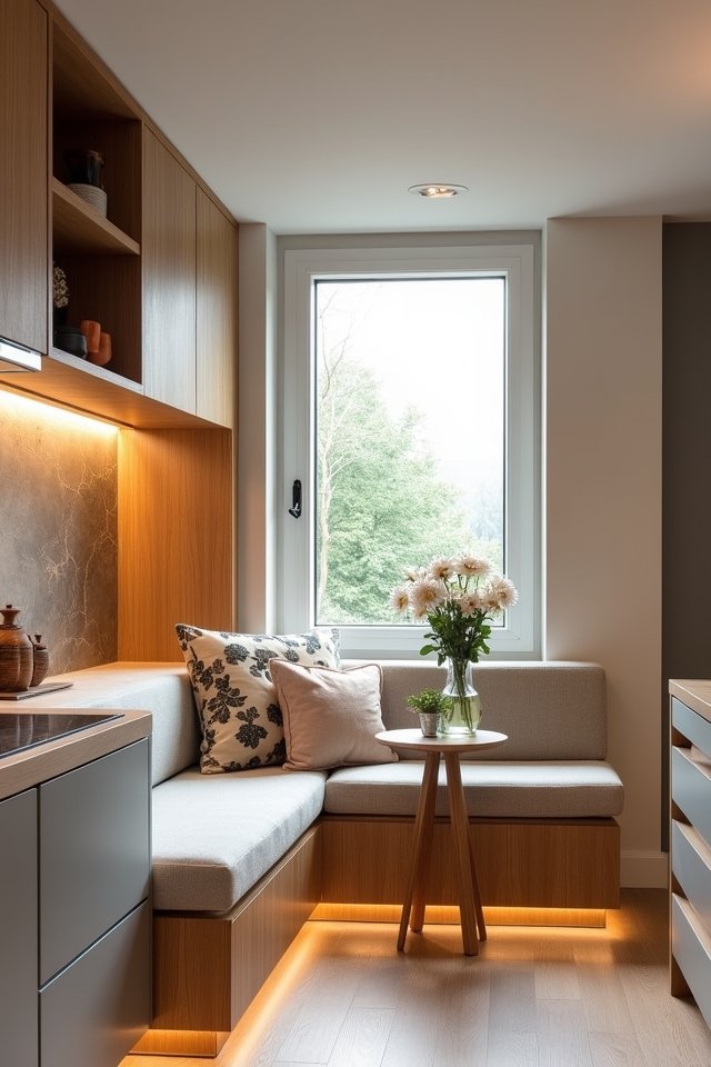 cozy breakfast nook potential