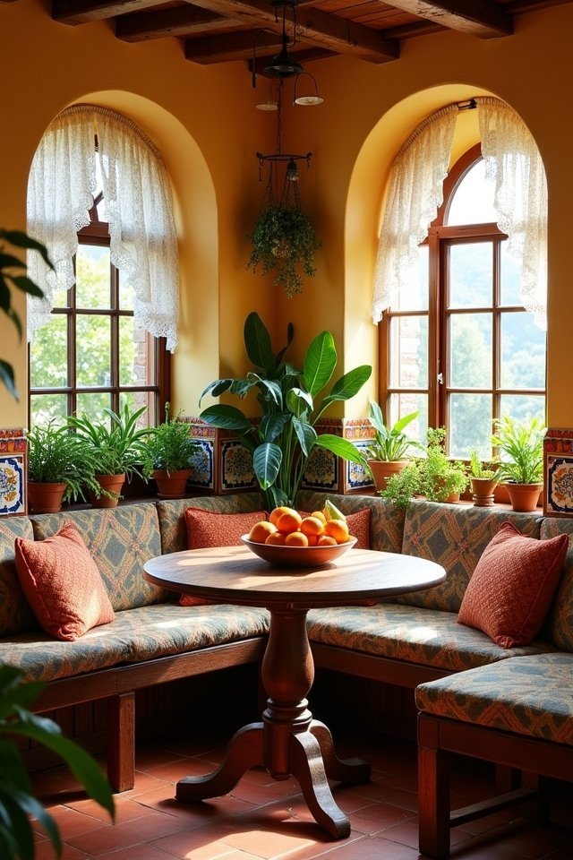 cozy breakfast nook retreat