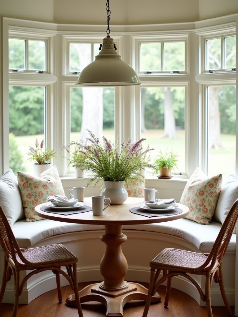 cozy breakfast nook retreat