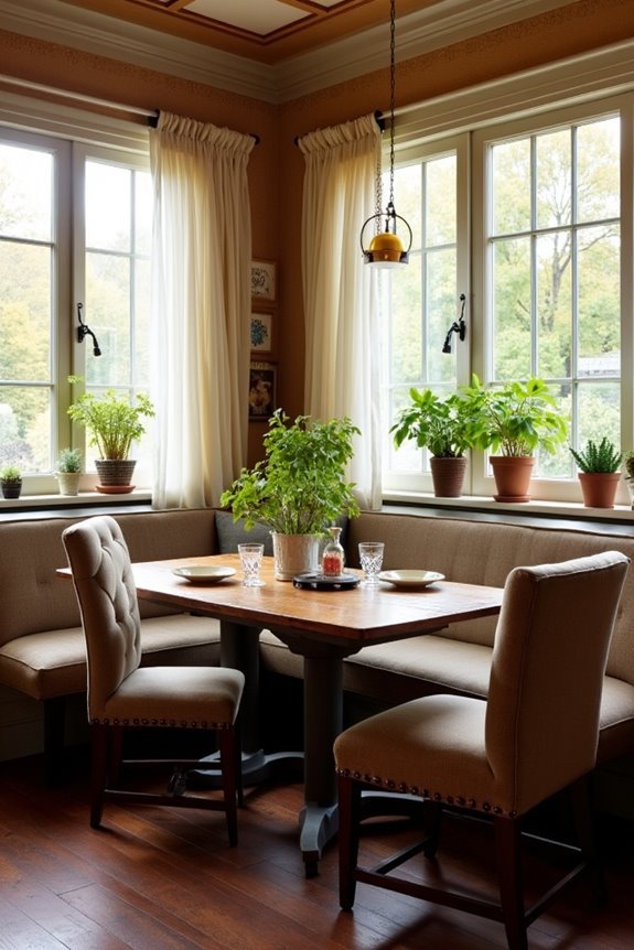 cozy breakfast nook sanctuary