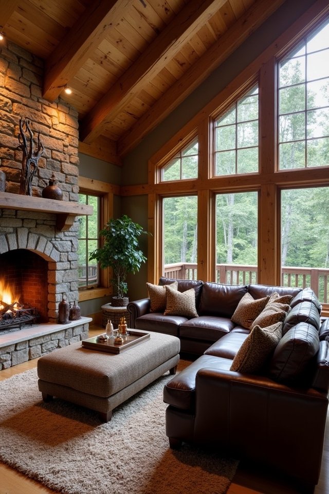 cozy cabin retreat ambiance