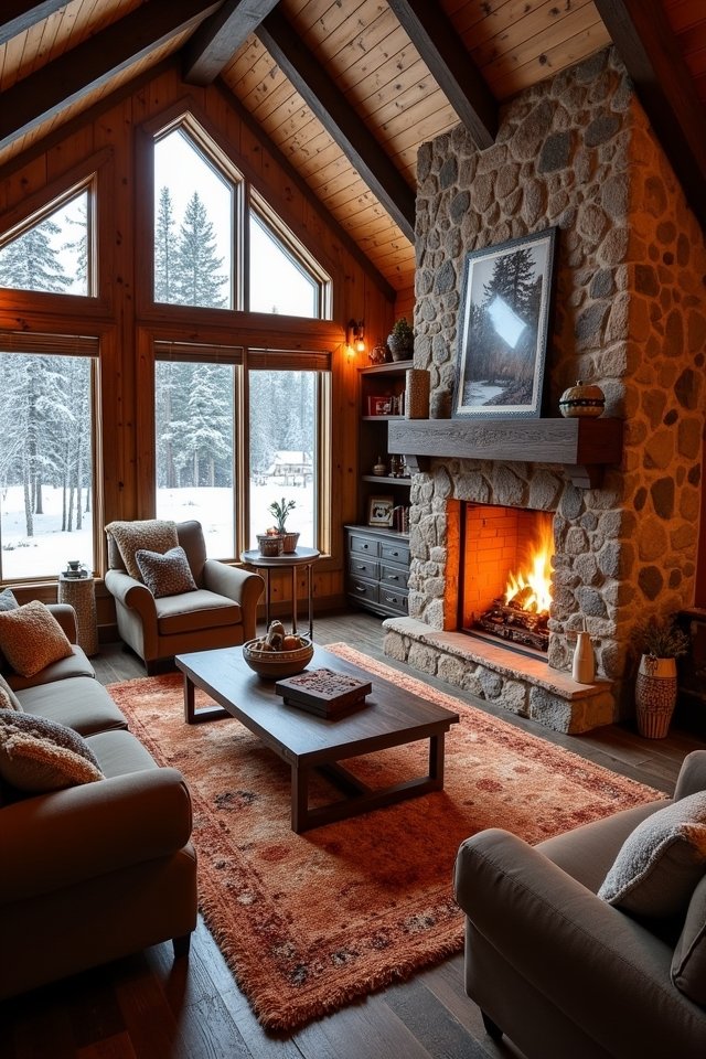 cozy cabin rug ideas