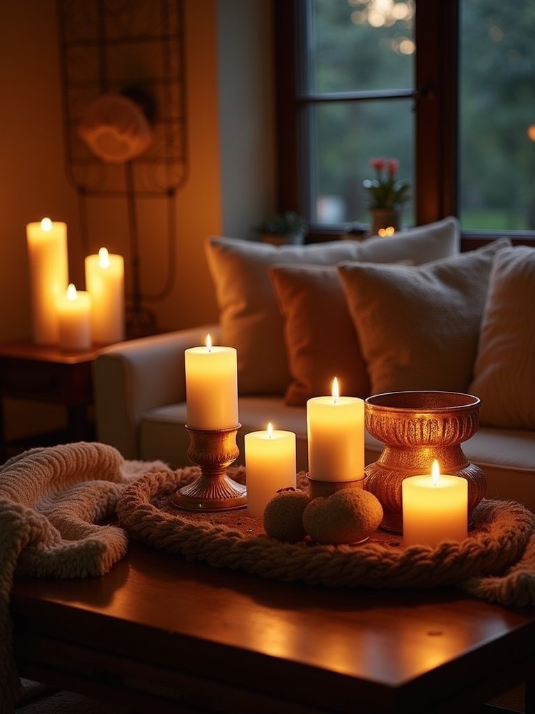 cozy candle ambiance ideas