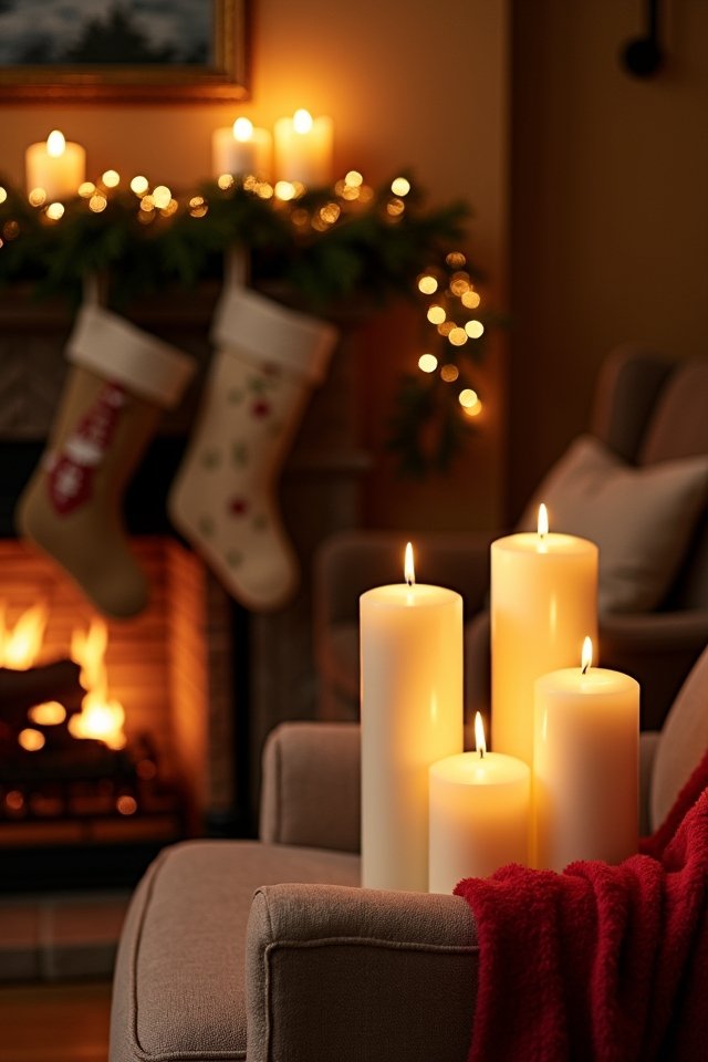 cozy candle centerpiece ideas