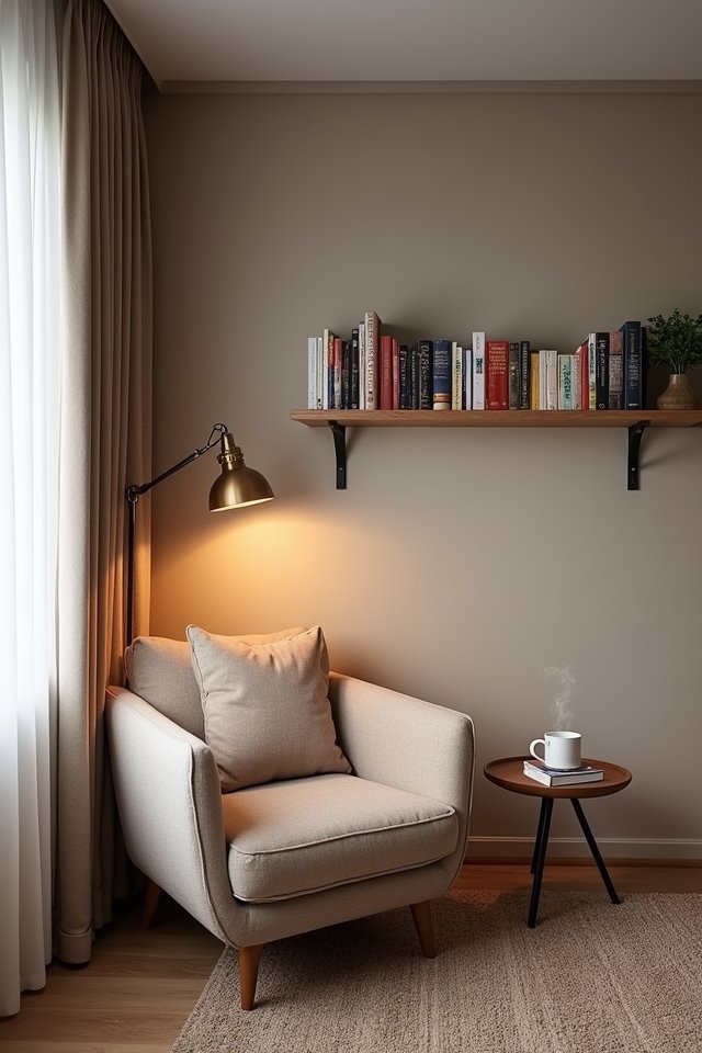 cozy chair warm blanket