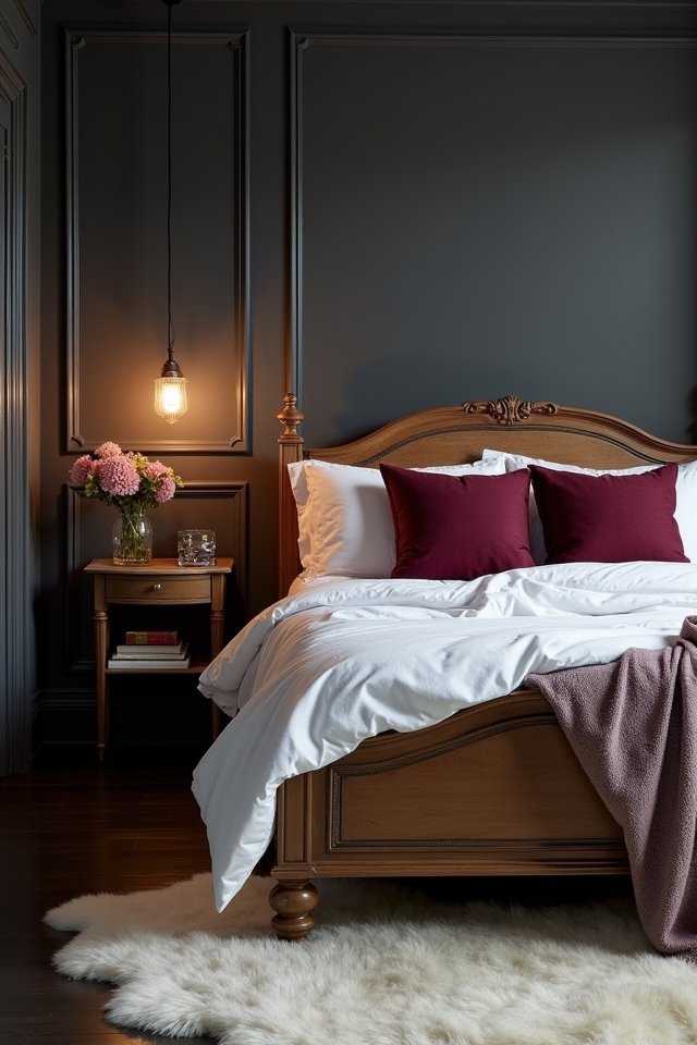 cozy charcoal gray retreat