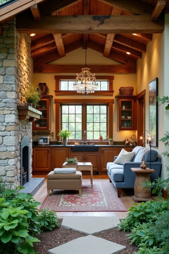 cozy charm with natural materials