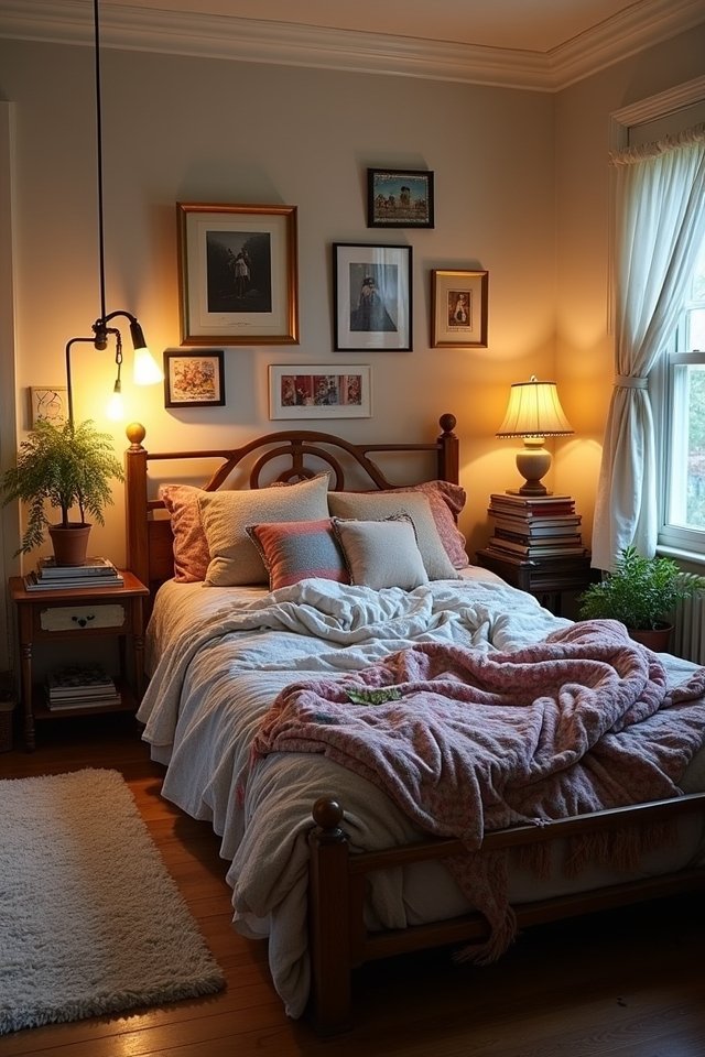 cozy clutter meets functional decor