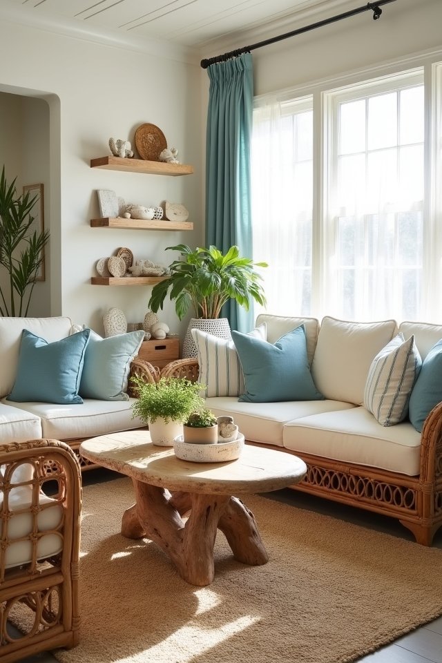 cozy coastal living room