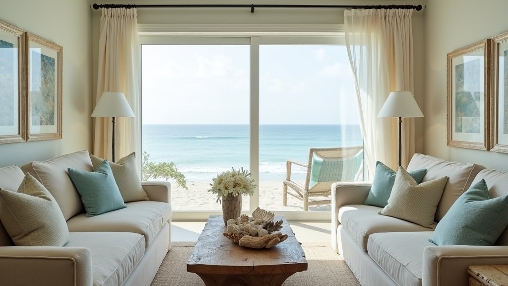 cozy coastal living room