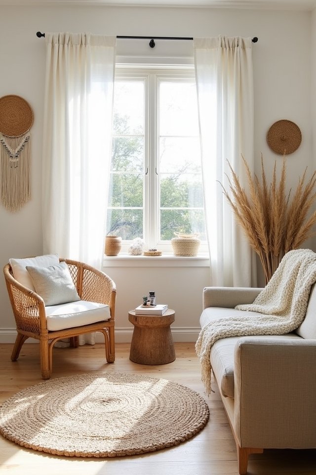 cozy coastal woven accents