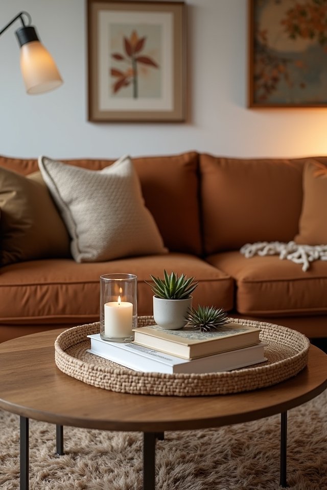 cozy coffee table arrangement