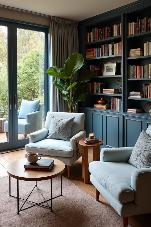 cozy color schemes for libraries
