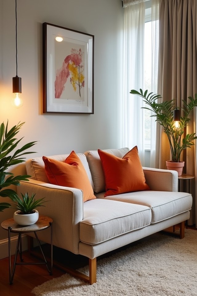 cozy compact loveseat solution