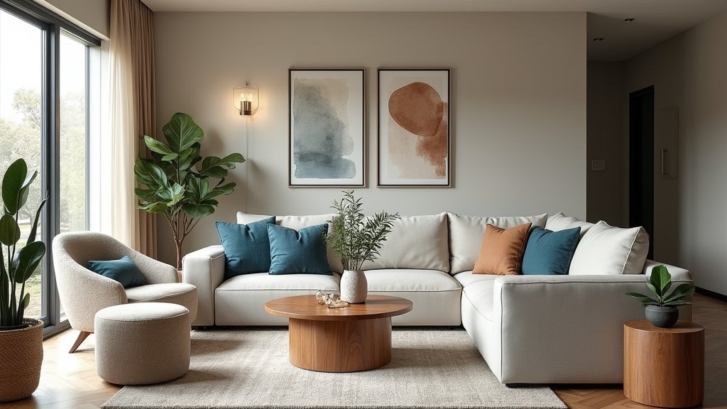cozy contemporary living room palettes