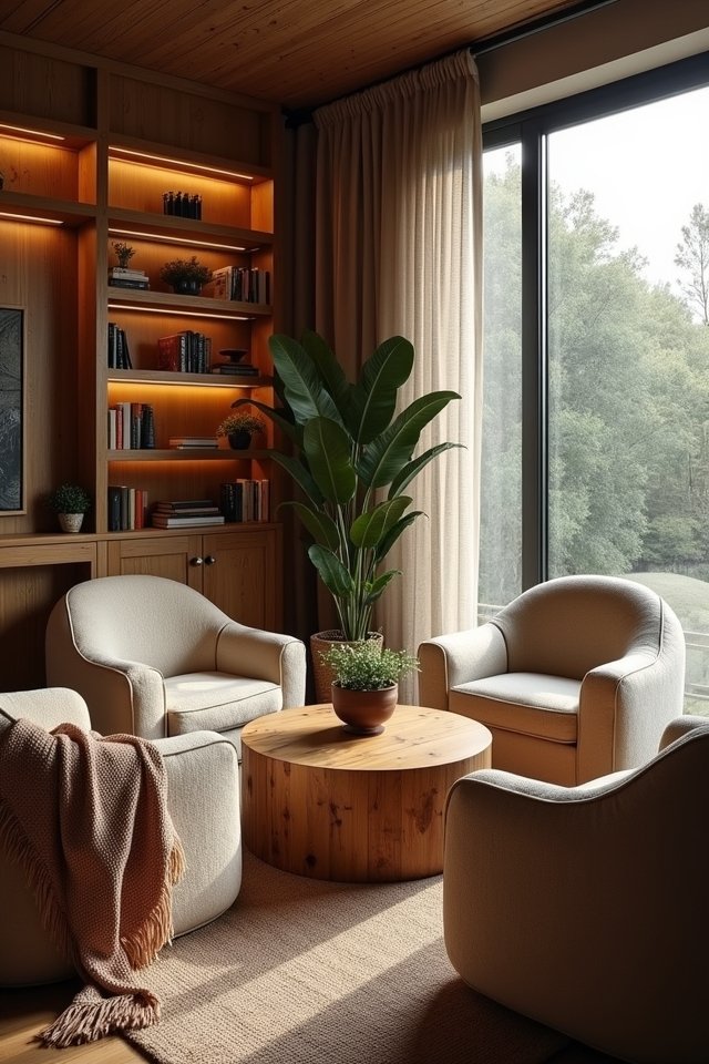 cozy conversation area design