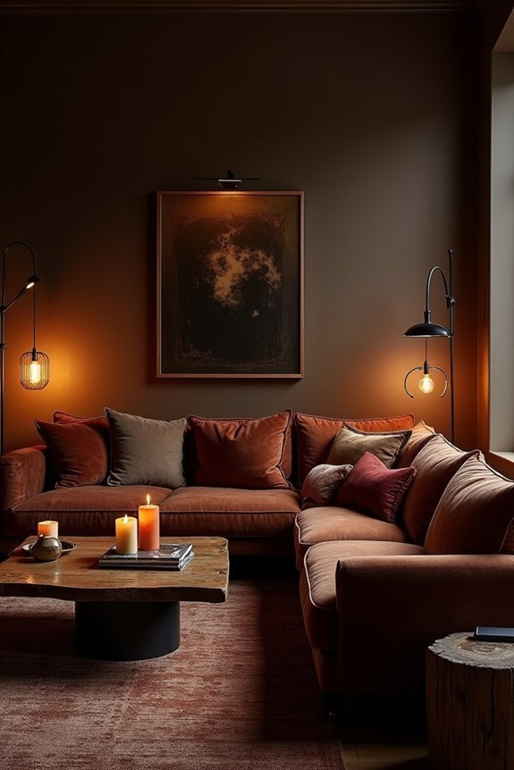 cozy conversation friendly living room