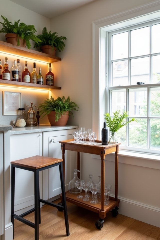 cozy corner bar nook