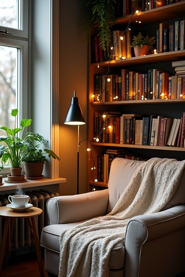cozy corner book nook