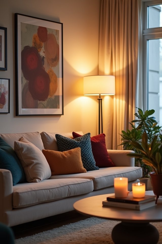 cozy corner floor lamps